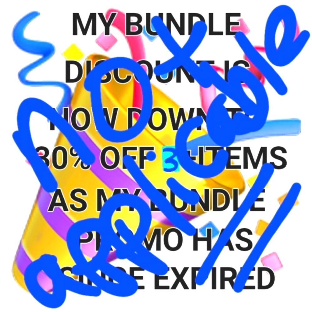 🎉 🎊 Bundle Discount No Longer Applicable As Items R Gr8tly Marked Down 🎉 🎊